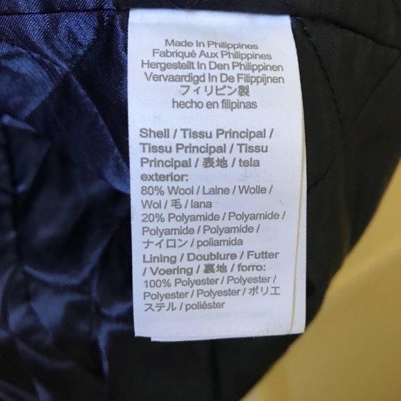 NWT JCREW TALL Lodge coat in Italian stadium-cloth wool black size 6T - Picture 7 of 15